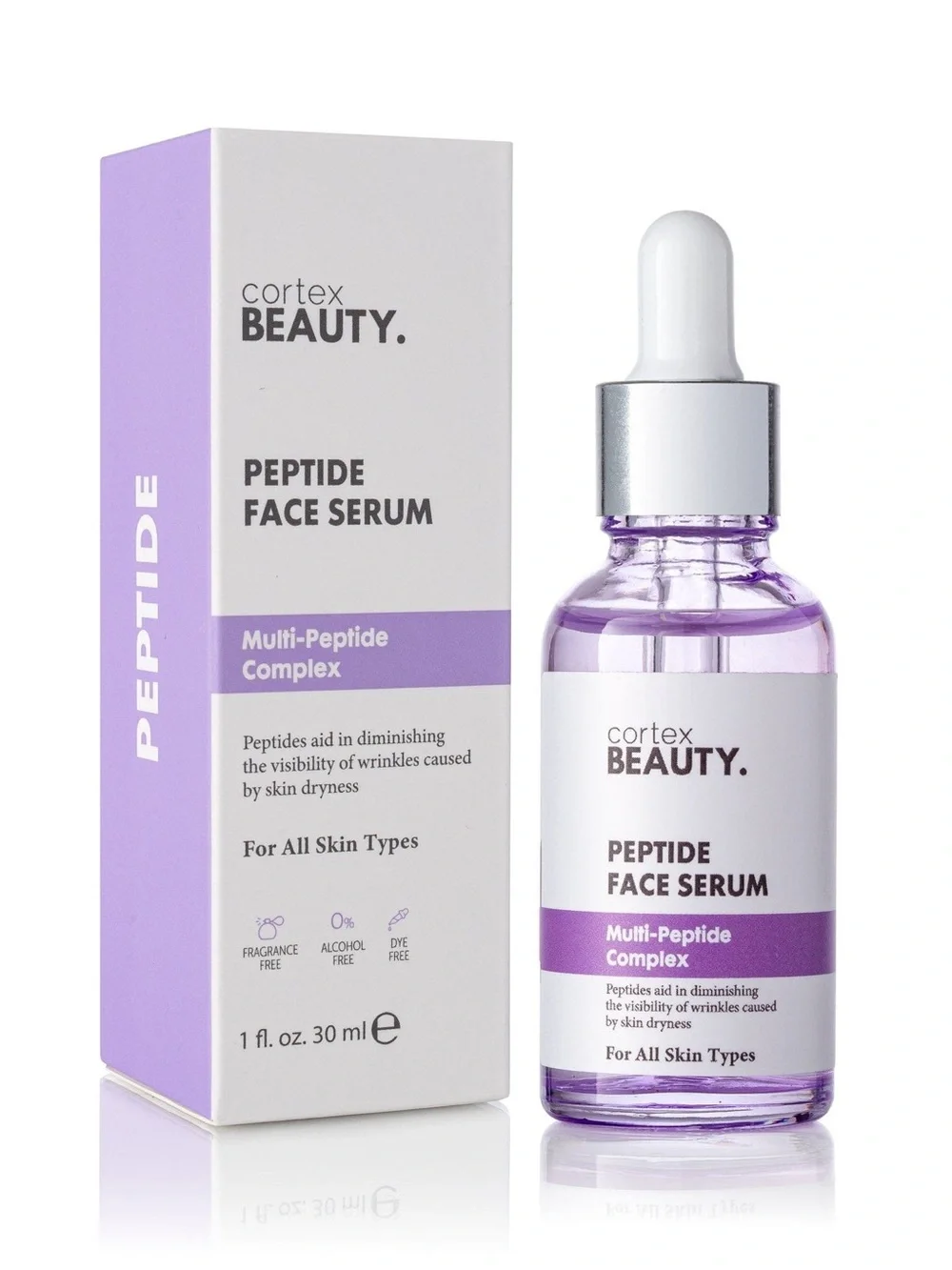 Cortex Beauty Peptide Face Serum - for skin dryness